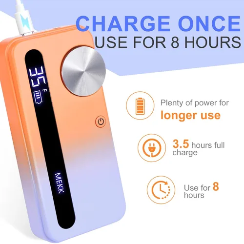 Miniatura 3 de Kit de taladro de uñas MEKK, taladro eléctrico profesional de 35000 RPM con 12 piezas de brocas, lima de uñas eléctrica anti-sacudida sin cable