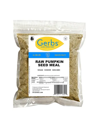 Miniatura 8 de GERBS Harina de Semilla de Calabaza 1 Libra Grado Premium Recién Cosechada y Empaquetada en Bolsa Resellable a Granel Sin OGM, Keto y Paleo