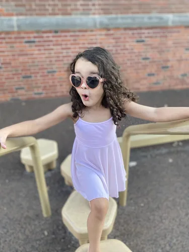 Miniatura 4 de Stelle - Vestido de bailarina para niña, con leotardo, estilo canesú, para gimnasia o ballet (para niñas pequeñas y grandes)