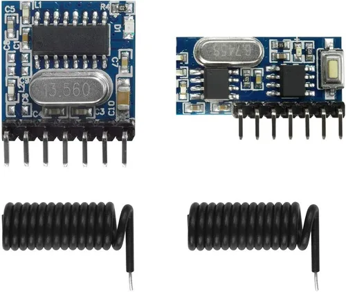 Miniatura 7 de QIACHIP Interruptor de control remoto inalámbrico de 433 MHz, mini receptor, código de aprendizaje integrado, decodificación 1527, salida de 4