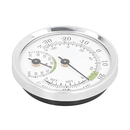 Miniatura 8 de Tipo de puntero higrómetro del termómetro del dial para el control de la humedad de la temperatura interior del invernadero del refrigerador
