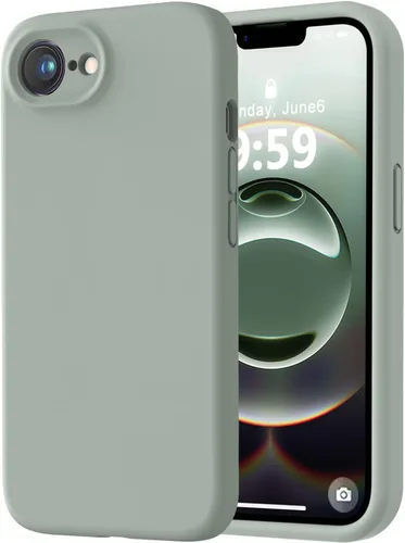 Miniatura 102 de LOVE 3000 Compatible con Funda para iPhone 15, [Cámara de Cobertura Completa de Silicona Suave] [Protección contra Caídas de 8 pies], Forro de Negro