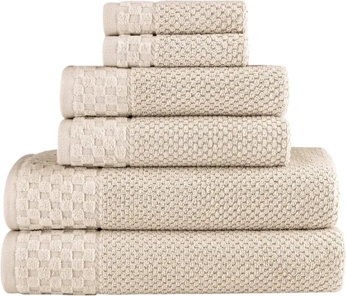Miniatura 12 de Classic Turkish Towels CTT - Juego de 2 alfombras de baño 100% algodón, antideslizantes, cómodas y altamente absorbentes, lavables a máquina, 20 x