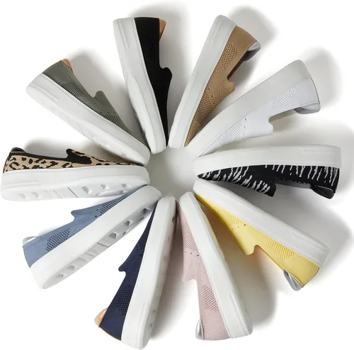 Miniatura 2 de Dearfoams - Sophie - Mocasines ligeros y cómodos para mujer con soporte de arco, sin cordones