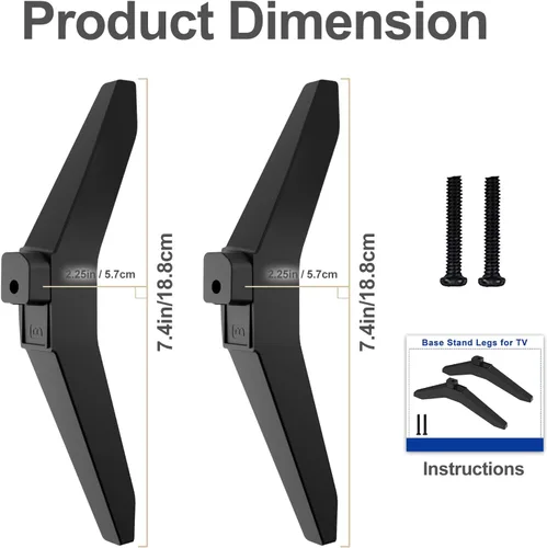 Miniatura 8 de Patas de TV para LG 43 pulgadas TV serie Reino Unido, compatible con soporte de TV LG base de repuesto 43UK6200 43UK6090 43UK6200PUA 43UK6200PLA