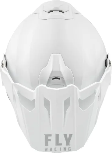 Miniatura 3 de Fly Racing Casco Trekker sólido (blanco, talla XL)