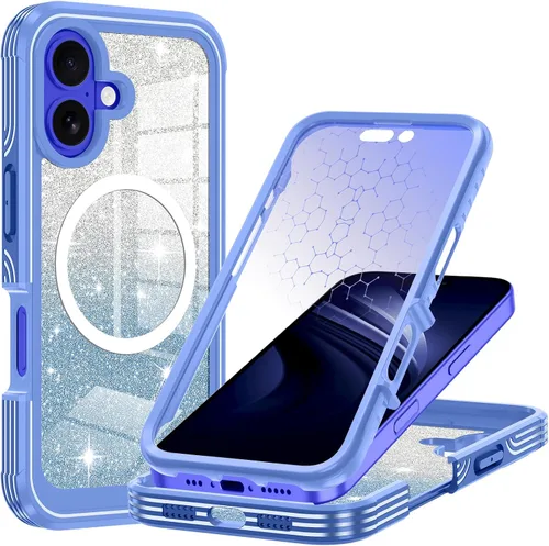 Miniatura 37 de Hekodonk Funda para iPhone 15 Pro Max, compatible con Magsafe [protector de pantalla de vidrio templado integrado y protección de lente de cámara]