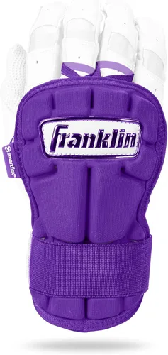 Miniatura 16 de Franklin Sports Guantes Protectores de Mano y Muñeca para Béisbol - Serie PRT LG, Protector para Adultos para Batear - Escudo Protector para Real