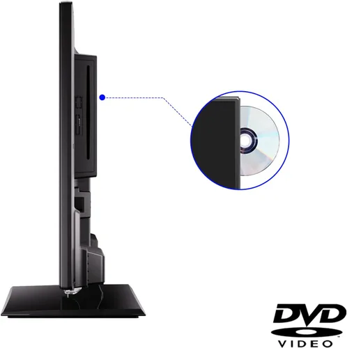 Miniatura 3 de SYLVOX TV RV de 19 pulgadas, Smart 12V HDTV con reproductor de DVD, opciones de alimentación dual (12V CC/AC), compatibilidad con Google OS y Google