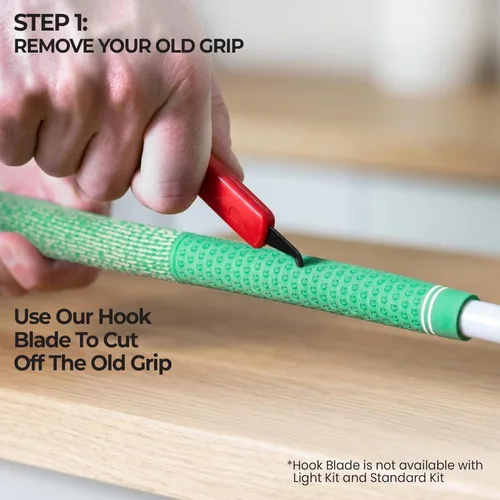 Miniatura 2 de Wedge Guys Golf Grip Kits for Regripping Golf Clubs - Professional Quality - Options Include Hook Blade, 15 or 30 Tape Strips, 5 or 8 oz Solvent