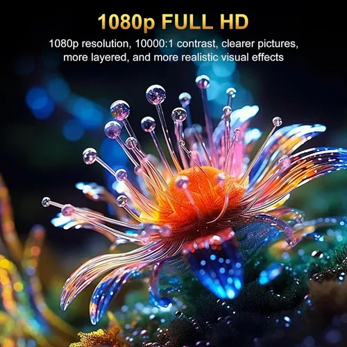 Miniatura 8 de Proyector con WiFi y Bluetooth, pericat 4K compatible con proyector nativo 1080P, proyector portátil de cine al aire libre para cine en casa, mini