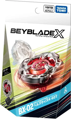Miniatura 5 de Takara Tomy Beyblade X BX-02 Starter Hells Tamaño 4-60T