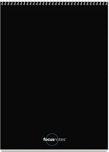 Oxford FocusNotes Tableta de escritura, 8-1/2 x 11-3/4 pulgadas, color blanco, regla Cornell, 70 hojas (90221)