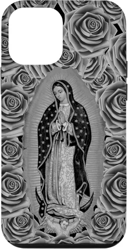 Miniatura 16 de Funda para iPhone 14 Pro Max Our Lady Virgen De Guadalupe Virgen María Floral