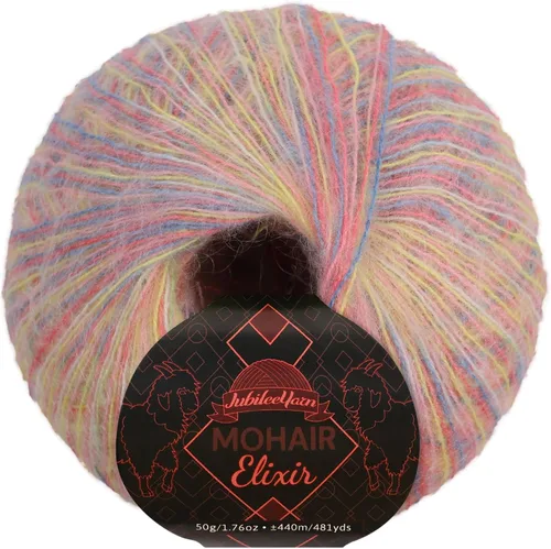Miniatura 85 de JubileeYarn Mohair Elixir Yarn - 50g/Skein Baby Wool Blend - Cosmopolitan - 1 Skein