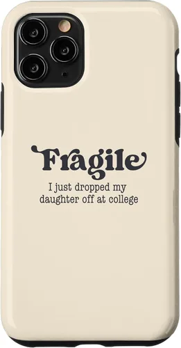Miniatura 27 de Frágil - Carcasa para iPhone 16 con texto en inglés "I Just Ddrops My Daughter Off at College Parents