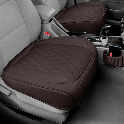 Miniatura 13 de 1 paquete de funda de cuero para asiento delantero de coche, funda inferior de asiento de coche, protectores de asiento de conductor antideslizantes