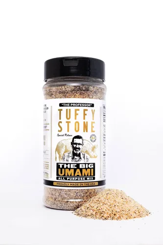 Miniatura 8 de Tuffy Stone The Big Umami Seasoning 6 veces Gran Campeón Mundial de Barbacoa Condimento multiusos sabroso Sal, pimienta, ajo con un toque