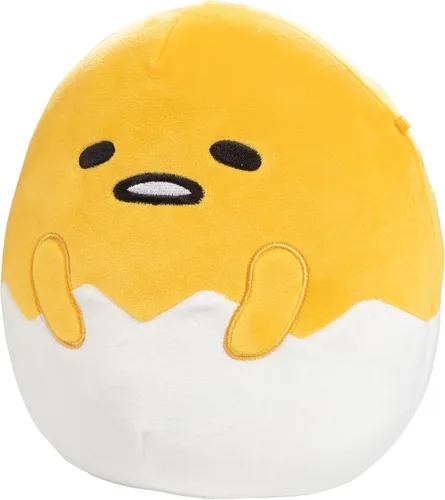 Miniatura 3 de Squishmallows Gudetama The Lazy Egg original de 8 pulgadas – Peluche oficial de Jazwares – Juguete coleccionable suave y esponjoso de huevo