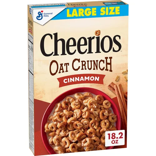 Miniatura 10 de Cheerios Cereal de desayuno crujiente de avena y canela, 15.2 oz