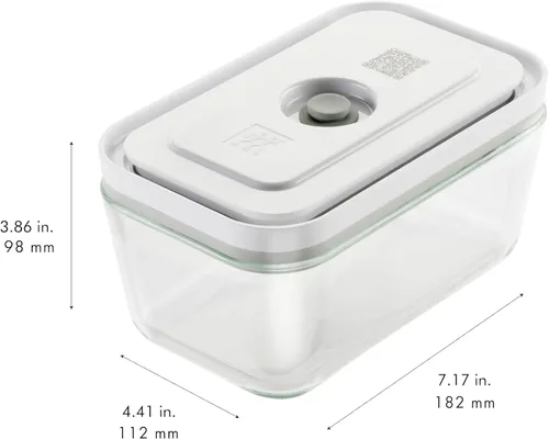 Miniatura 3 de ZWILLING Fresh & Save Recipiente hermético de vidrio para almacenamiento de alimentos, contenedor de preparación de comidas, tamaño mediano
