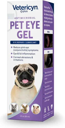 Miniatura 6 de Vetericyn Plus Pet Eye Gel Alternativa de ungüento para ojos de perros y gatos para lubricar y aliviar irritaciones y abrasiones oculares, reducir