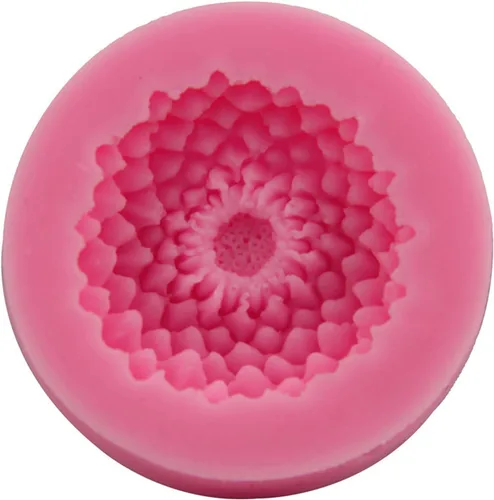 Miniatura 6 de 2 Piezas Pequeño Molde de Girasol de Silicona para Decoración de Fondant, Chocolate, Caramelo, Pastel, Vela, Jabón, Hornear, Pasta de Polímero