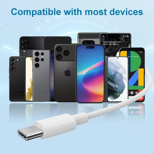 Miniatura 6 de 1 paquete de auriculares USB C para iPhone 17/16/15 Pro Max, auriculares tipo C con cable con micrófono y control remoto, cancelación de ruido