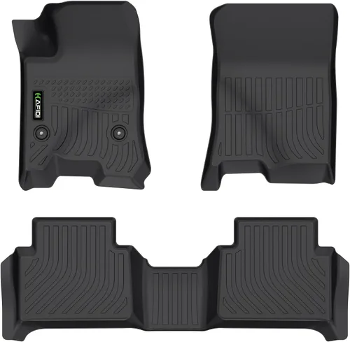 Alfombrillas para Chevrolet Chevy Colorado 2023-2025 2026 (Crew Cab) y GMC Canyon 2023-2026 Protección para todo tipo de clima, forros de piso