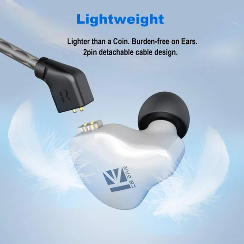 Miniatura 6 de YINYOO KBEAR KS1 Auriculares USB C con Sonido Cristalino, Auriculares Tipo C con Micrófono y Control de Volumen para iPhone 16/17
