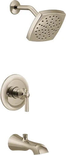 Miniatura 10 de Moen UTS3913BG Flara M-CORE Serie 3-Kit de molduras para bañera y ducha con 1 mango, requiere válvula, oro cepillado