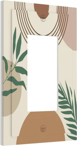 Miniatura 132 de Cubierta de interruptor de luz de palanca individual decorativa de 1 cuadrilla, placa frontal eléctrica para baño, cocina, decoración del hogar