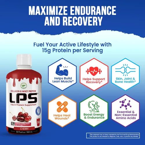 Miniatura 2 de Nutritional Designs LPS Suplemento líquido de colágeno y proteína de suero de leche, bebida sin azúcar, sin OMG, promueve la piel y el cabello