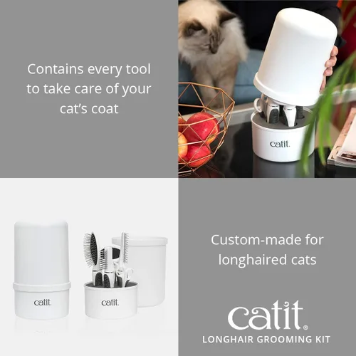 Miniatura 4 de Catit Senses 2.0 - Kit de aseo para gatos de pelo largo