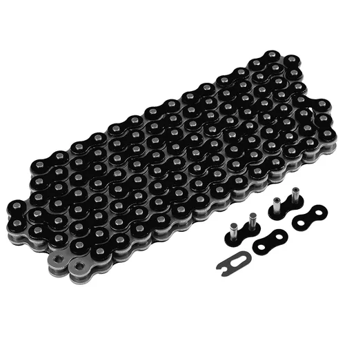 Miniatura 6 de Caltric Cadena de transmisión negra compatible con Yamaha Fz07 2015 2016 2017