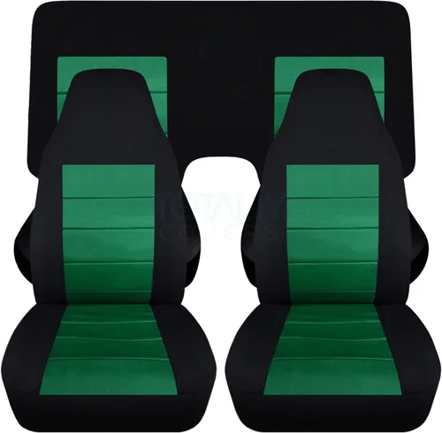 Miniatura 7 de Totally Covers Compatible con cubiertas de asiento para Chevy Camaro 1982-1992: Negro - Juego completo (23 colores) Cupé/Convertible Banco