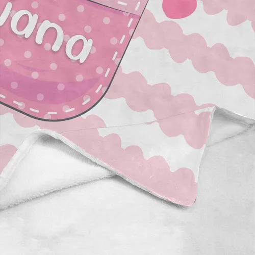 Miniatura 159 de Artsadd Manta de bebé personalizada para niños y niñas con nombre, manta personalizada con nombre de bebé con patrón de unicornio, manta
