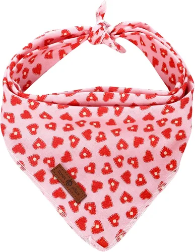 Miniatura 41 de lionet paws Bandana de conejo de Pascua para perros pequeños, medianos y grandes, pañuelo triangular para perros y gatos, bufanda para niñas y niños