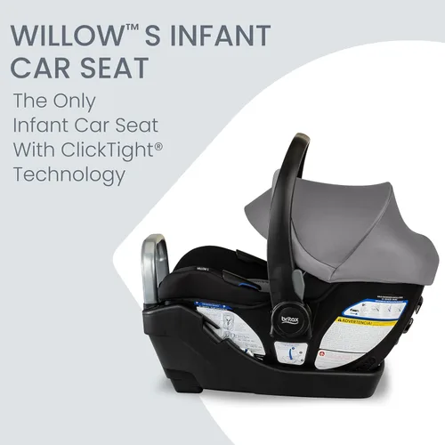 Miniatura 2 de Britax Willow S - Asiento infantil de automóvil con base alpina, tecnología ClickTight, asiento de automóvil orientado hacia atrás con sistema Ónix