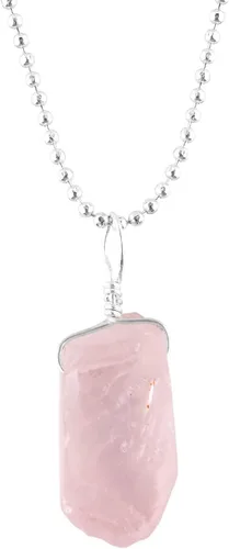 Miniatura 11 de Collar con colgante de gemas naturales, piedras en bruto, chapado en plata, cristales sanadores de chakras, hecho a mano, boda, cumpleaños