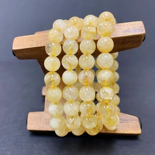 Miniatura 199 de Gem Avenue Handmade Round Bead Stretch Bracelet Unisex Natural Stone Beaded Jewelry for Men & Women, Elastic Wristband for Daily Wear