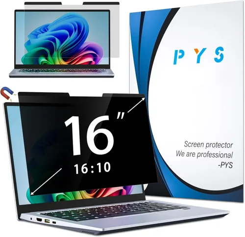 Miniatura 15 de PYS Filtro de Pantalla de Privacidad Magnético para Laptop de 15.6 Pulgadas 16:9 - Protector de Privacidad de Pantalla de Computadora Desmontable