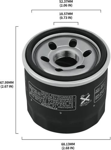 Miniatura 3 de Road Passion Filtro de aceite para SUZUKI LTF400 EIGER 2X4 400 2002-2004 LTF400F EIGER 4X4 400 2002-2007 LTF400F EIGER 4X4 CAMO 400 2005-2007