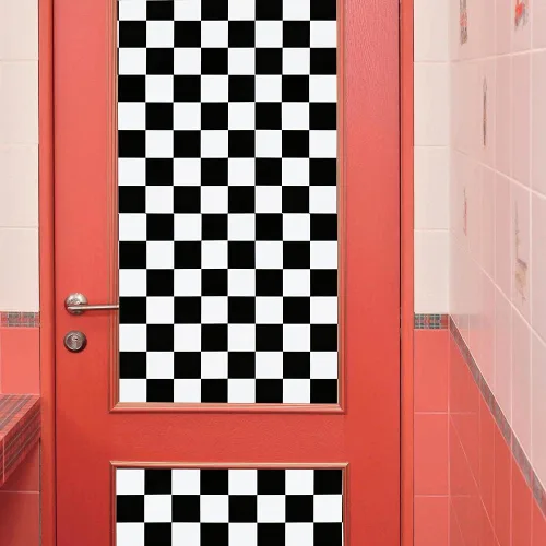 Miniatura 6 de Hopepak Papel tapiz autoadhesivo de 17.7 x 197 pulgadas, color blanco y negro, papel de contacto extraíble para dormitorio, sala de estar