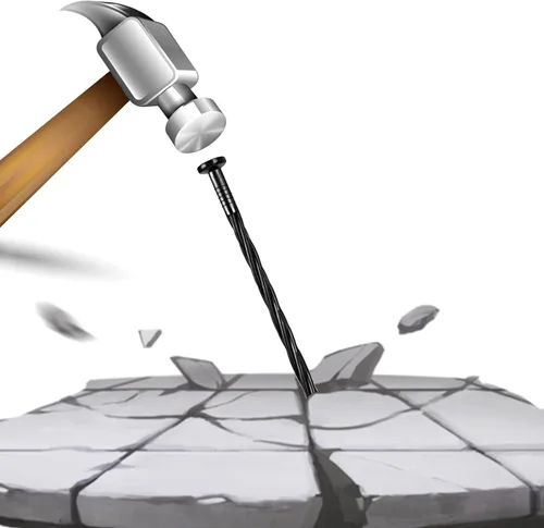 Miniatura 3 de 50 estacas de plástico para bordes, uñas de plástico de 8 pulgadas, picos de anclaje de paisaje en espiral, picos de anclaje de bordes, para bordes