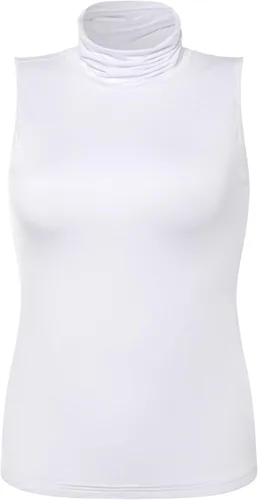 Miniatura 4 de Verdusa Camiseta sin mangas de cuello alto ajustado para mujer