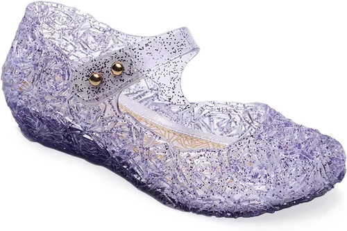 Sandalias de gelatina para niñas, zapatos de vestir de princesa para niña pequeña, talla 9, fiesta de baile de reina, cosplay, gelatinas, disfraces