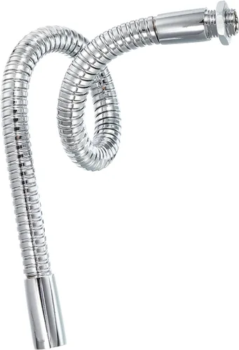 Miniatura 16 de PATIKIL Cuello de cisne universal de 4.7 in/4.7 pulgadas, manguera flexible de metal de rosca fina M10, extensión de tubo de cuello de cisne de Negro