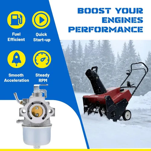 Miniatura 3 de FitBest Carburador para soplador de nieve Toro CCR2000 CCR3000 38180 38180C 38181 38185C 38186 reemplaza 95-7935 81-4690 81-0420 con foco