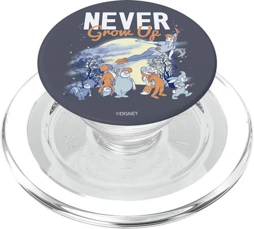 Disney Peter Pan Lost Boys Never Grow Up Moonlight Retrato PopSockets MagSafe PopGrip para iPhone
